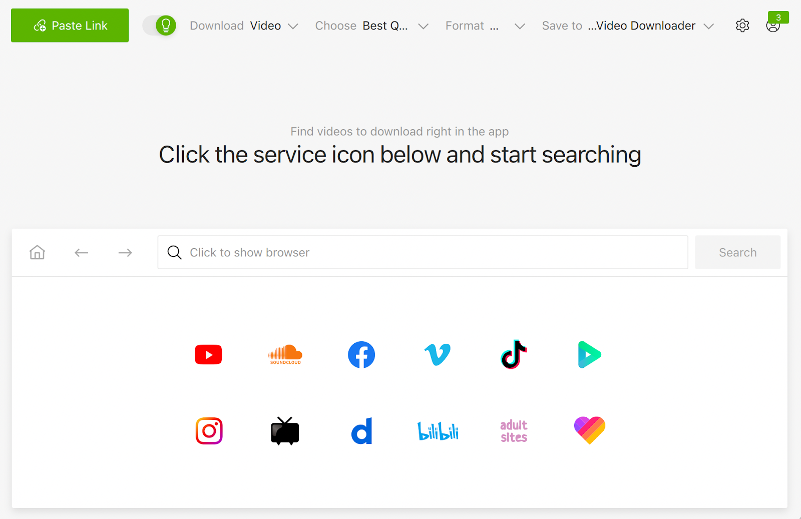 4K Video Downloader Interface Preview