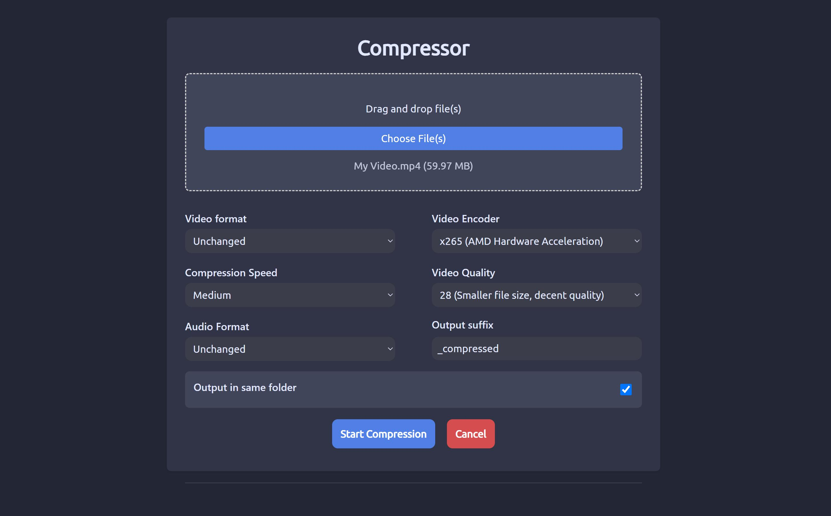 ytDownloader Interface Preview