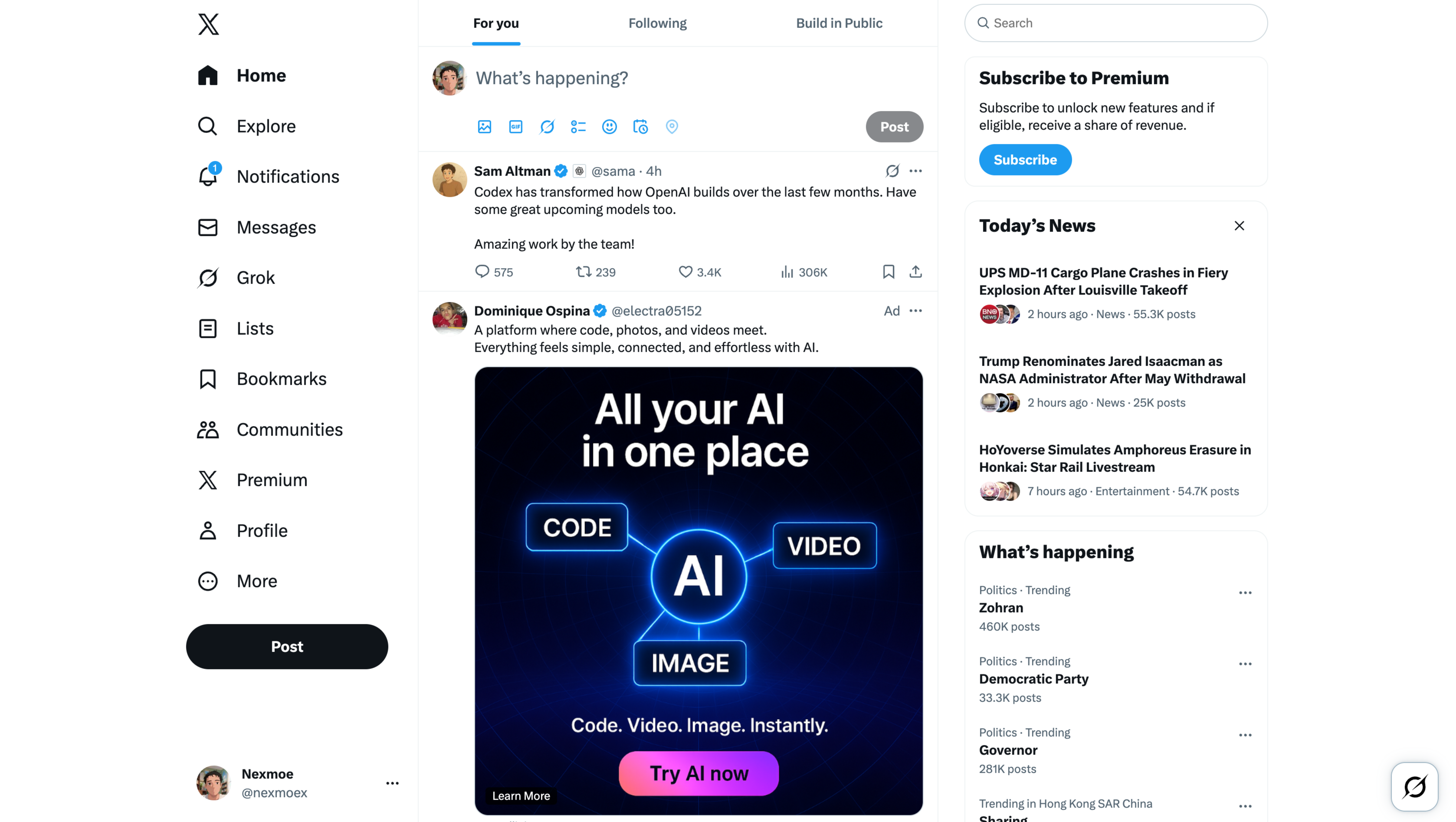 VidBee Twitter video downloader interface preview
